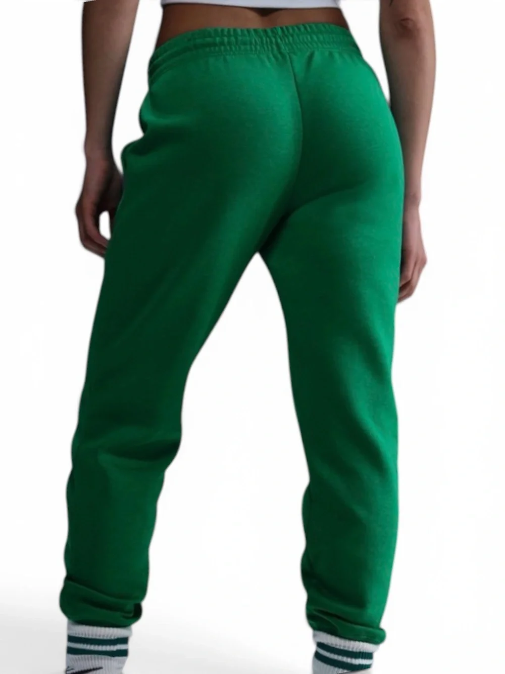 Nike Phoenix Fleece Mid-Rise Joggers, Style FZ7626-424, Size M